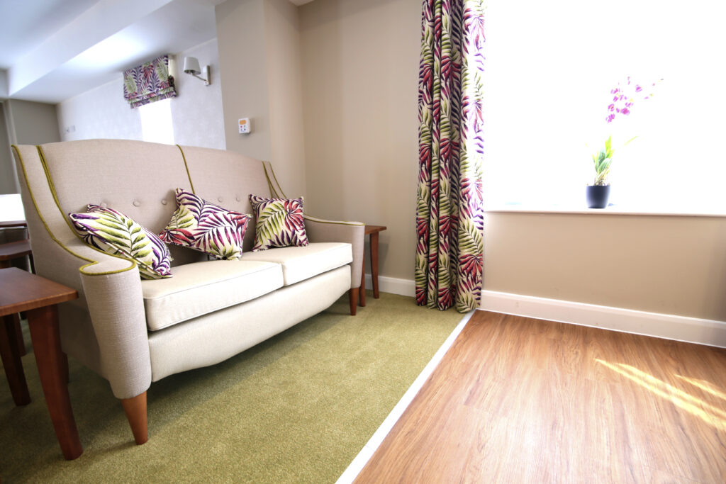 Lounge in Wirral nursing home